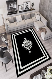 Conceptum Alfombra W751 Negro 120 x 180 cm